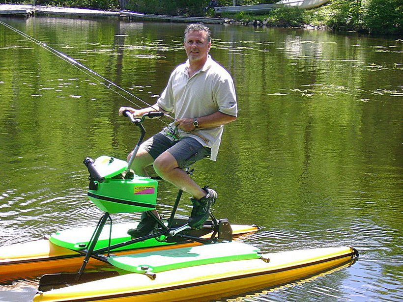 Hydrobikes fishing: Hydrobike water bikes go where other small fishing  boats can't.